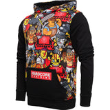 Hardcore Training Doodles Hoodie Men's
