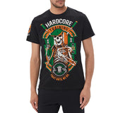 Hardcore Training Irish Fight Black White T-Shirt Men's