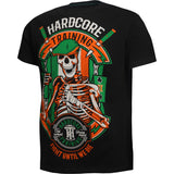 Hardcore Training Irish Fight Black White T-Shirt Men's