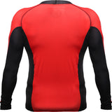 Hardcore Training Recruit Black Green Dark Purple Rash Guard Men's