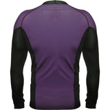 Hardcore Training Recruit Black Green Dark Purple Rash Guard Men's
