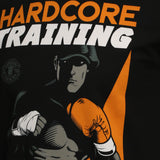 Hardcore Training Shadow Boxing Black White Grey T-Shirt Men's