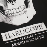 Hardcore Training Fear Zone Black White T-Shirt Men's