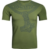 Hardcore Training Hammer Of Gods Black White Grey Khaki T-shirt Men's