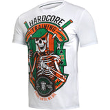 Hardcore Training Irish Fight Black White T-Shirt Men's