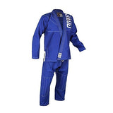 Raven Fightwear BJJ Gi Pearl Weave White Blue Men's