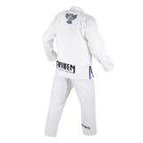 Raven Fightwear BJJ Gi Pearl Weave White Blue Men's