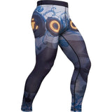 Hardcore Training Compression Pants Men's Cyber Viking