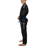 Hardcore Training Denim Gi Brazilian Jiu Jitsu Kimono Men's Black