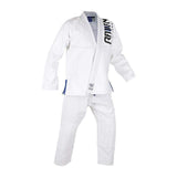 Raven Fightwear BJJ Gi Pearl Weave White Blue Men's