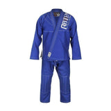 Raven Fightwear BJJ Gi Pearl Weave White Blue Men's