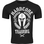 Hardcore Training T-Shirt Helmet Men's Black Grey Red