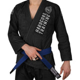 Hardcore Training Denim Gi Brazilian Jiu Jitsu Kimono Men's Black