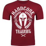 Hardcore Training T-Shirt Helmet Men's Black Grey Red