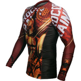 Hardcore Training Sparta Red Rash Guard Men's