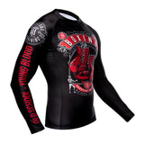 Hardcore Training Code Of Honor Rash Guard Long Sleeve Men's