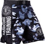Hardcore Training Recruit Black Red Green Purple Navy Blue Fight Shorts Men's