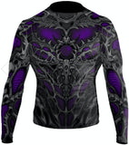 Raven Fightwear Rash Guard Men's Biomechanical Purple