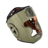 Hardcore Training MMA Headguard Classic Khaki Black