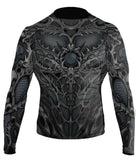Raven Fightwear Rash Guard Men's Biomechanical Grey