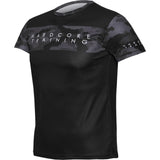 Hardcore Training Hexagon Camo Training T-Shirt Men's Black Grey