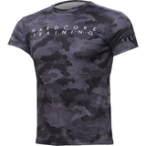 Hardcore Training Hexagon Camo Training T-Shirt Men's Black Grey