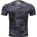 Hardcore Training Hexagon Camo Training T-Shirt Men's Black Grey