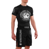Hardcore Training Wrestling Rash Guard Short Sleeve Men's
