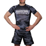 Hardcore Training Camo 2.0 Rash Guard Short Sleeve Men's