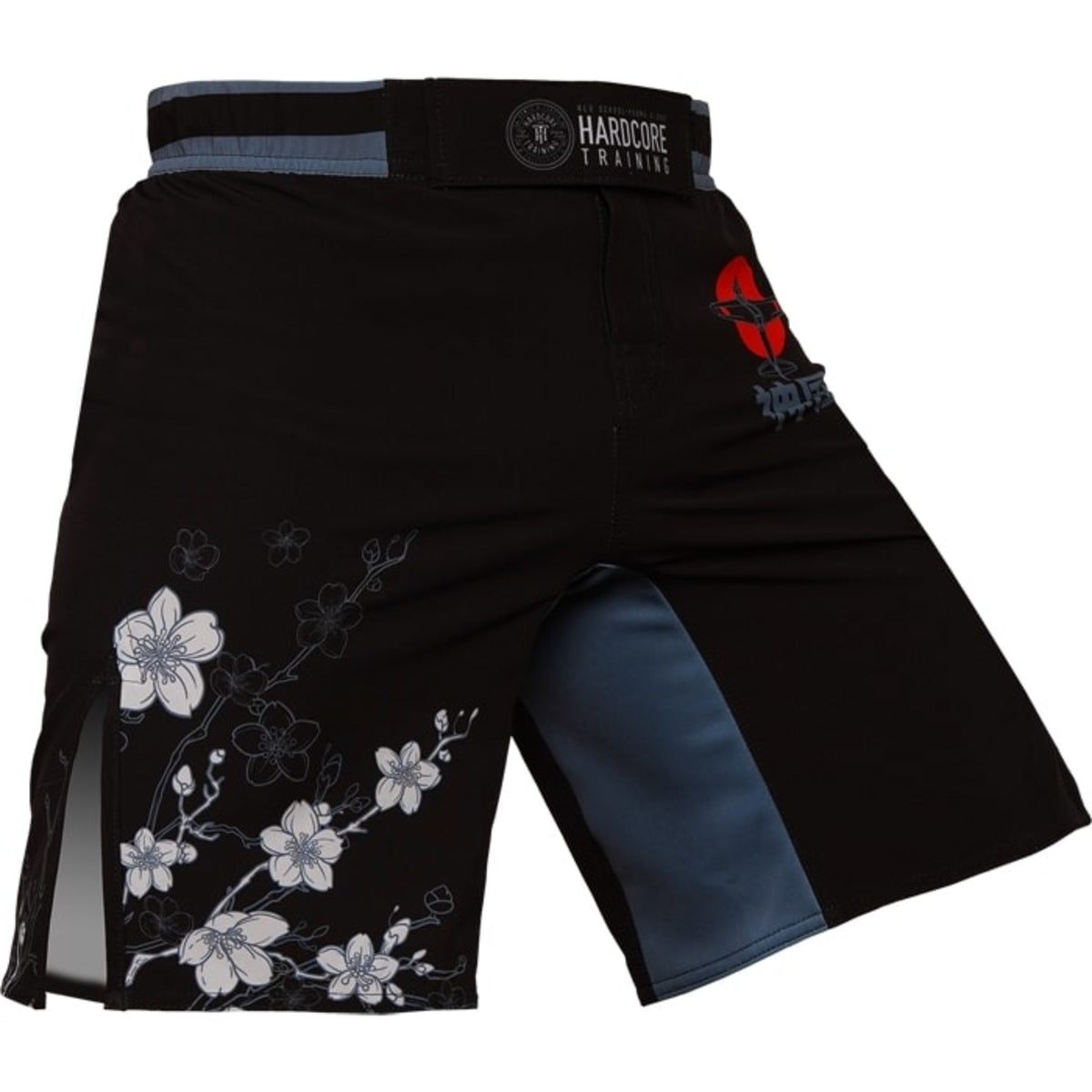 Cherry Blossom Samurai Fight Shorts Casual Gym Trunks Yoga Pants New