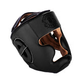 Hardcore Training MMA Headguard Classic Khaki Black