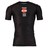 Tatami Fightwear Rash Guard Bushido Black Short Sleeve Men's