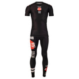 Tatami Fightwear Rash Guard Bushido Black Short Sleeve Men's