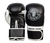 Hardcore Training Boxing Gloves Black & White