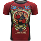 Hardcore Training Old Tatto Short Sleeve Rash Guard Men's