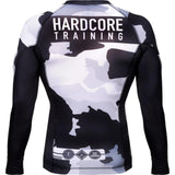 Hardcore Training White CamoRash Guard  Men's