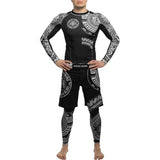 Hardcore Training Ta Moko Black Fight Shorts Men's