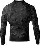 Raven Fightwear Nordic Rash Guard Black Blue White Purple Brown - Long Sleeve