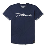 Tatami Fightwear Autograph Navy Blue White Black T-Shirt Men's