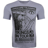 Hardcore Training Vikings On Tour Grey T-Shirt Men's