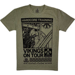 Hardcore Training Vikings On Tour Green T-Shirt Men's