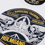 Hardcore Training Holmgang White Navy Blue T-Shirt Men's