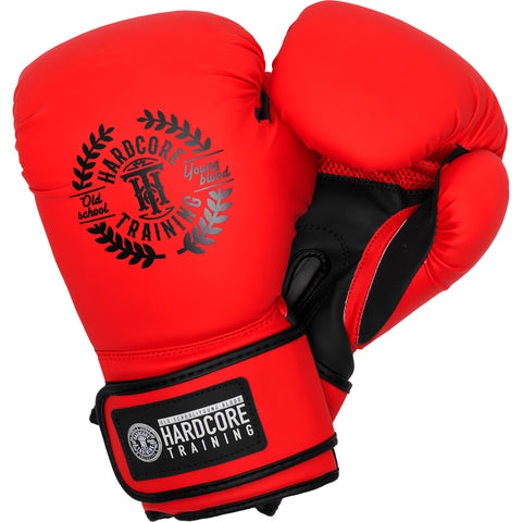 Hardcore Training Essential Red Boxing Gloves