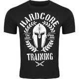 Hardcore Training T-Shirt Helmet Men's Black Grey Red