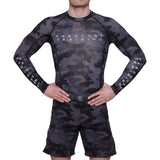 Hardcore Training Hexagon Camo Rash Guard  Men's