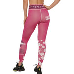 Hardcore Training Women Leggings Sakura Blue Pink Grey