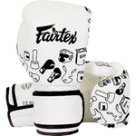 Fairtex BGV-14 Gloves White - Muay Thai Kickboxing MMA Training Boxing Equipment Gear For Martial Art