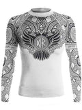 Raven Fightwear Nordic Rash Guard Long Sleeve Women Black Blue White