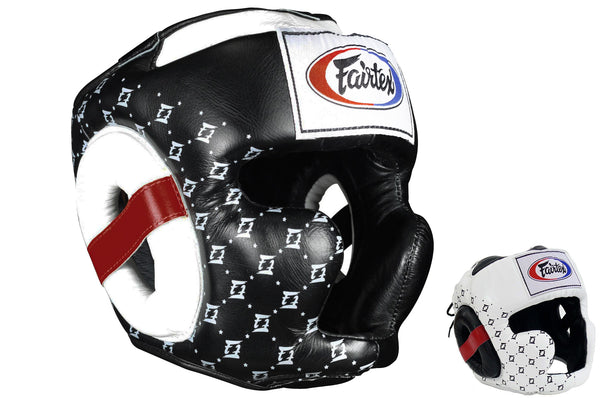 Fairtex HG10 Headgear Head Guard Sparring Boxing Fight Muay