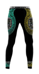 Raven Fightwear Gods of Mesoamerica Tezcatlipoca Compression Pants Men's